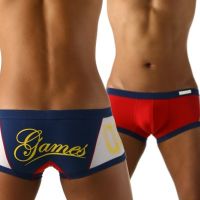 The Game Print Low Rise Trunk The Game Print Low Rise Trunk